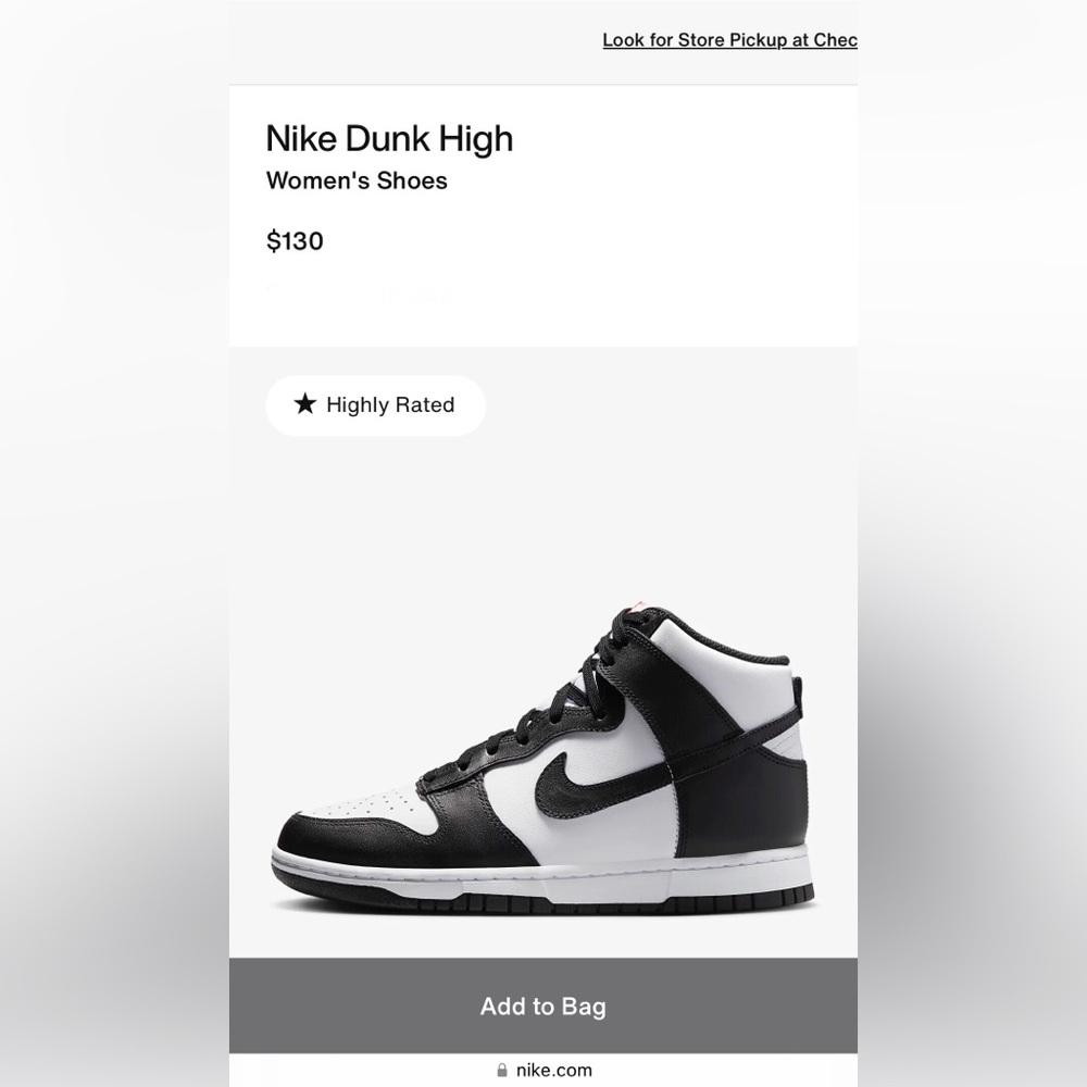 Brand New High Women’s Nike Dunks  Size 9